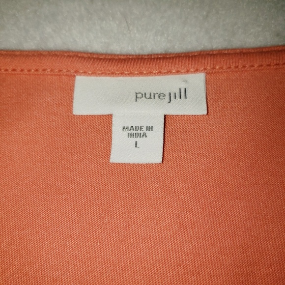 Pure J Jill Tunic With Pocket Size Large Coral - Picture 6 of 6